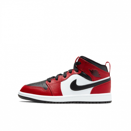 Air Jordan 1 Mid Chicago Toe (PS) (Kids)
