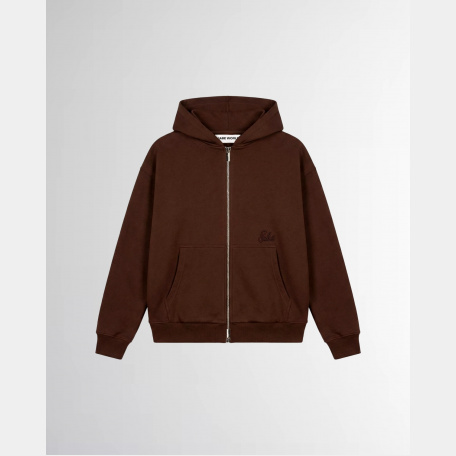 Зип-худи Sabe Paris Cotton 3D Logo Full-Zip Hoodie Brown