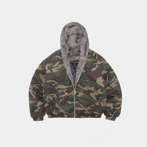 Куртка Stranger Lab Retro Jacket Fur Collar Military Camo