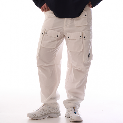 Штаны C.P.Company Rip-Stop Cotton Loose Utility Cargo Pant White