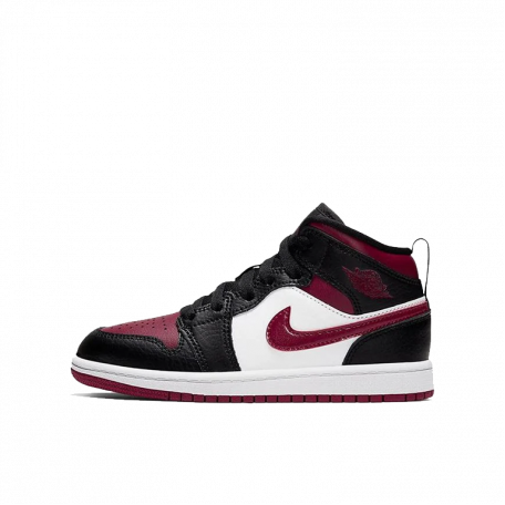 Air Jordan 1 Mid Bred Toe (PS) (Kids)