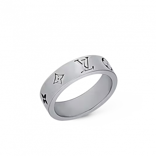 Louis Vuitton Mosaic Ring Palladium