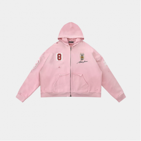Зип-Худи MasonPrince Super Club 8 Star Zip Hoodie Pink