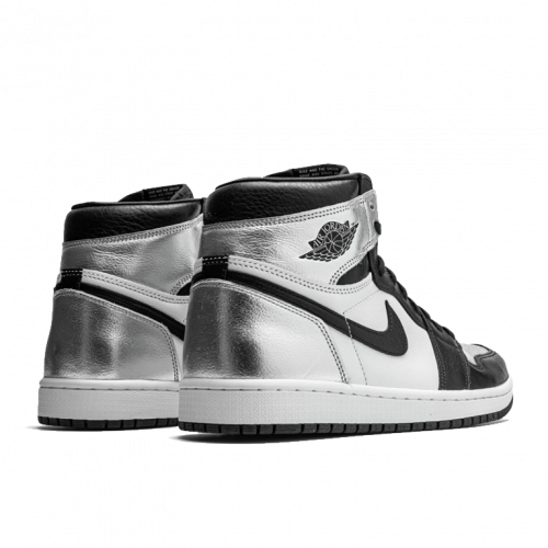 Кроссовки Air Jordan 1 Retro High Silver Toe (W)
