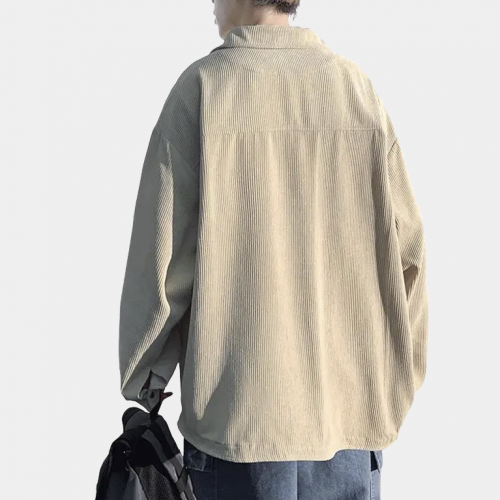 Рубашка DS001 Corduroy Plain Shirt Cream