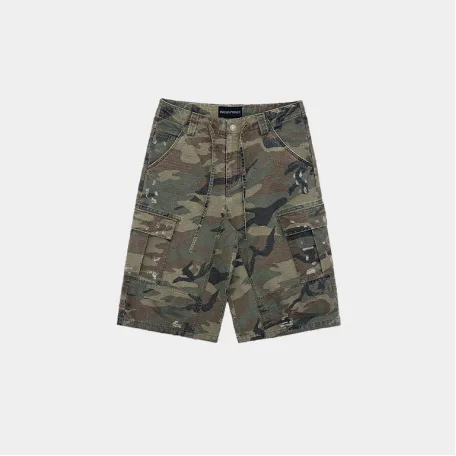 Шорты MasonPrince Cargo Shorts Baggy Camo Green