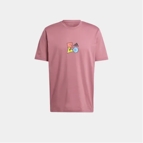 Футболка Adidas Positivity Shapes Graphic Tee Pink