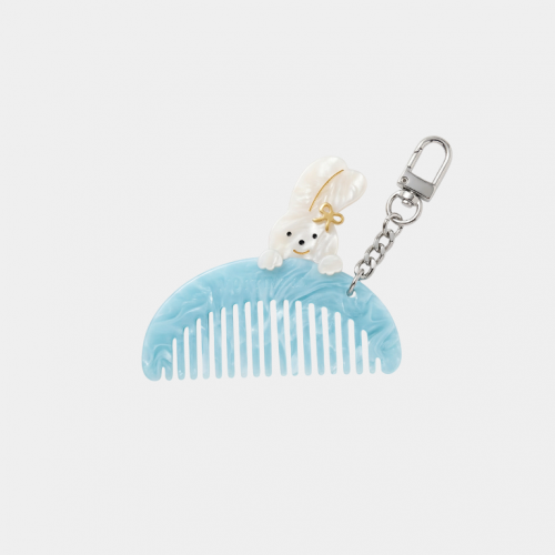 Брелок MoroMoro Rabbit Comb Keychain Blue