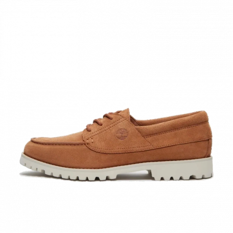 Timberland Authentics Light Lace Up Shoe Rust Suede
