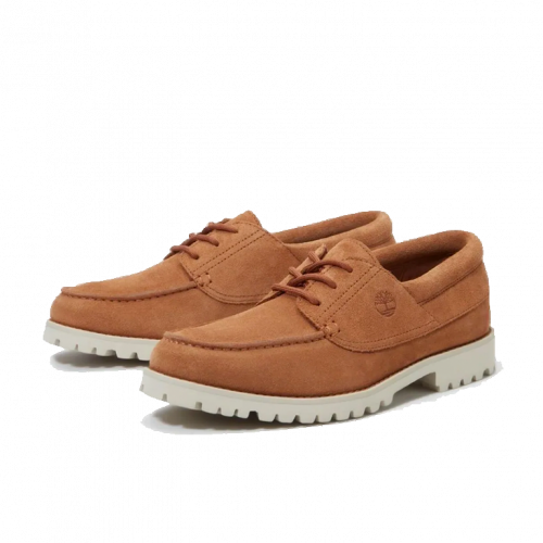 Timberland Authentics Light Lace Up Shoe Rust Suede