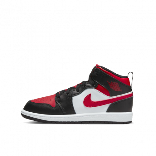 Кроссовки Air Jordan 1 Mid Fire Red (PS) (Kids)