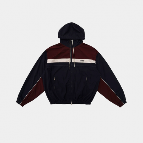 Куртка MoroMoro Retro Color-Block Track Jacket Navy
