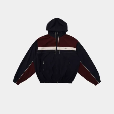 Куртка MoroMoro Retro Color-Block Track Jacket Navy