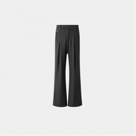 Брюки Fake Young Classic Loose Trousers Black