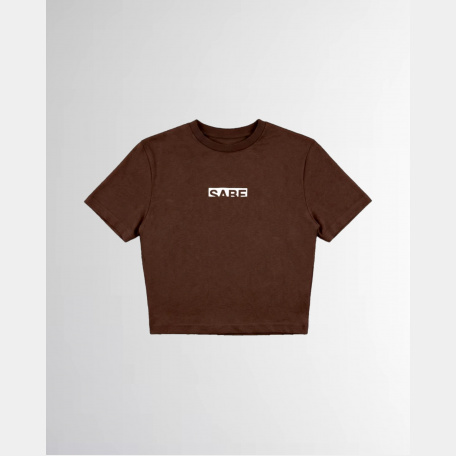 Футболка Sabe Logo T-Shirt Slim Brown