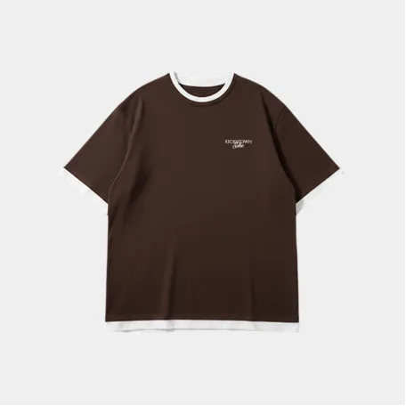 Футболка Sabe KicksTown Logo T-shirt Brown