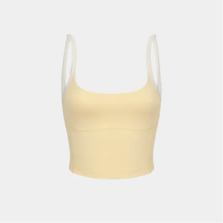 Топ Bo+Tee Cropped Tank Top Lemon