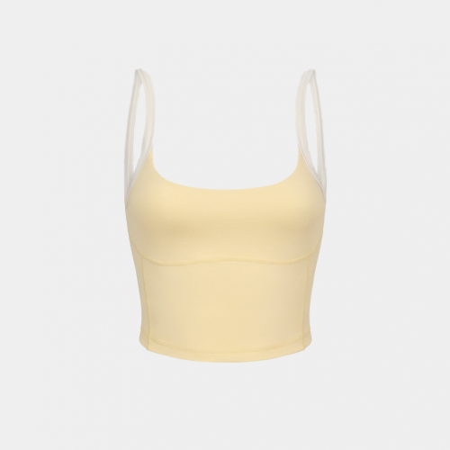 Топ Bo+Tee Cropped Tank Top Lemon