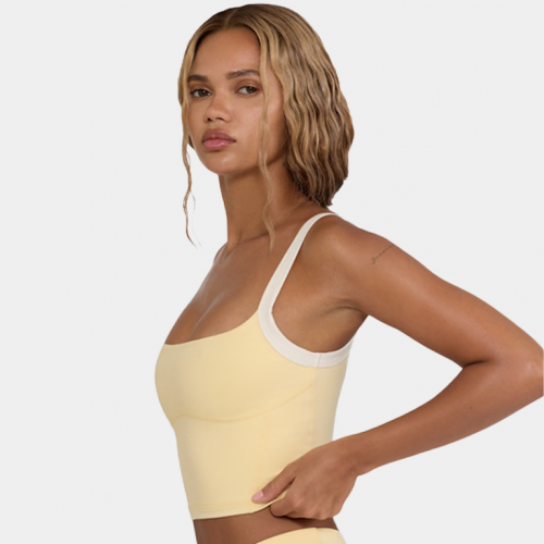 Топ Bo+Tee Cropped Tank Top Lemon