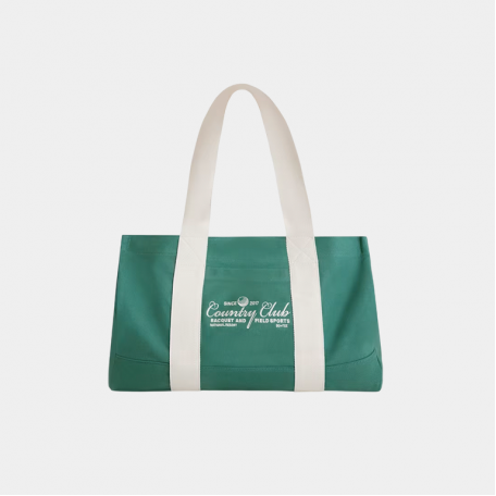 Сумка Bo+Tee Oversized Canvas Tote Bag Green