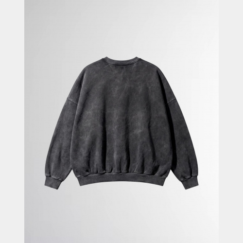 Свитшот Sabe Сrewneck Mon Amour Acid Wash Dark Grey