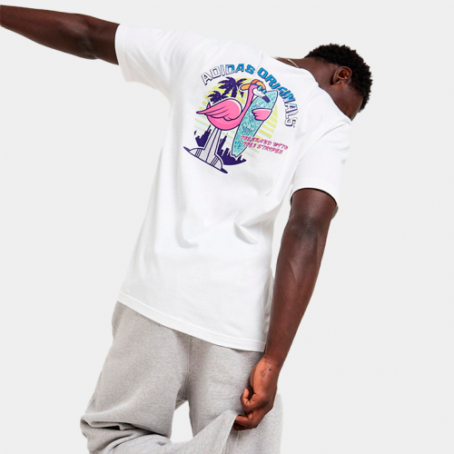 Футболка Adidas Originals Flamingo T-Shirt White