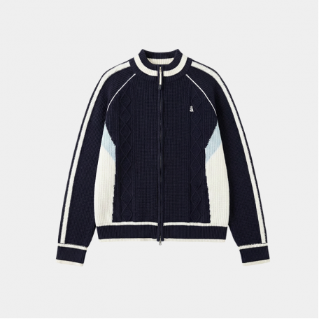 Кардиган Roaringwild Arch Knitted Striped Cardigan Navy