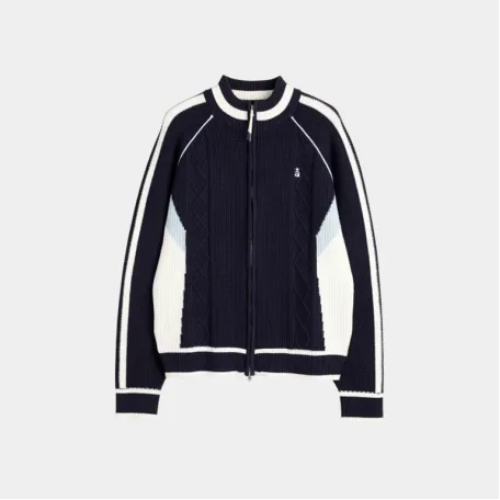 Кардиган Roaringwild Arch Knitted Striped Cardigan Navy