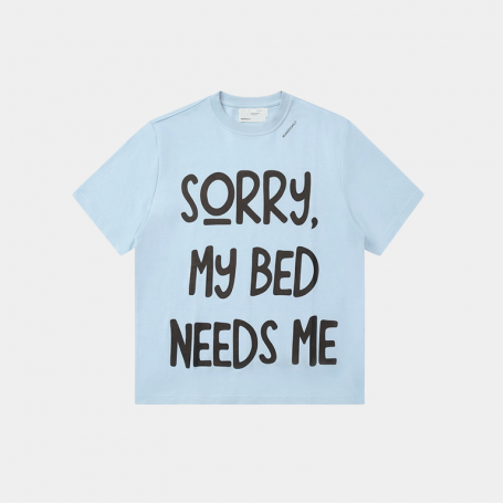 Футболка Roaringwild Arch Sorry My Bed Needs Me Logo Blue