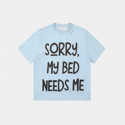 Футболка Roaringwild Arch Sorry My Bed Needs Me Logo Blue